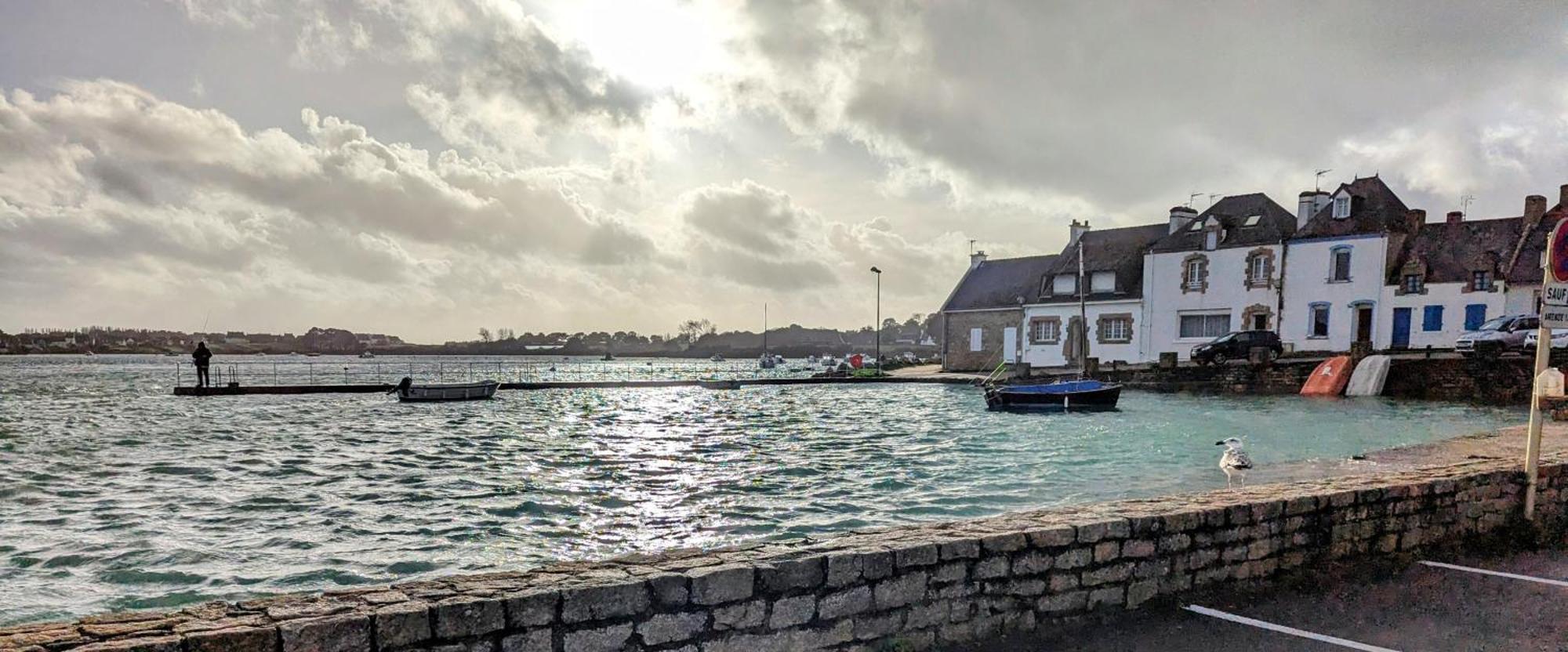 Vieux Passage, Maison Avec Cour Privee A 150 M Du Port Et De La Plage Plouhinec  المظهر الخارجي الصورة